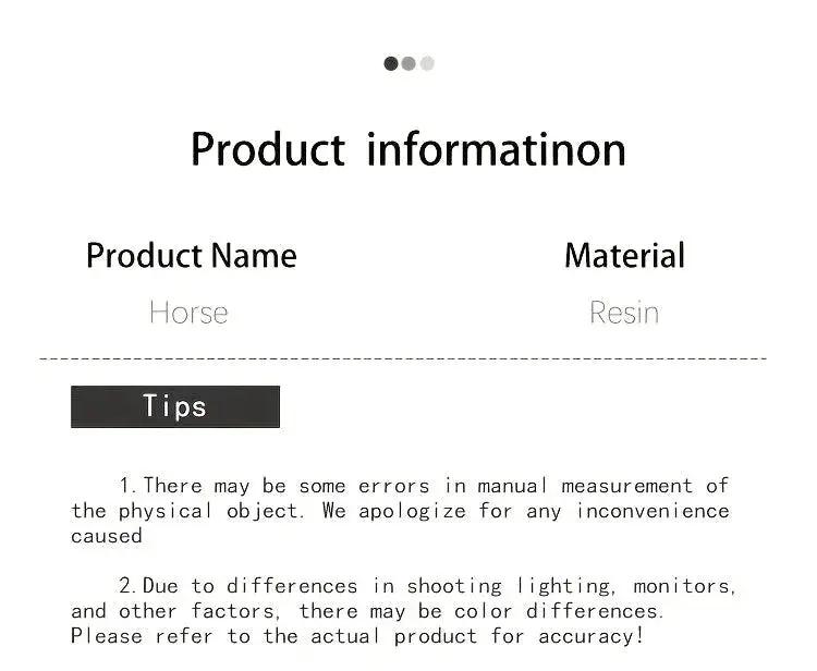 Modern Black Horse Figurine for Home Decor by House Of Avana