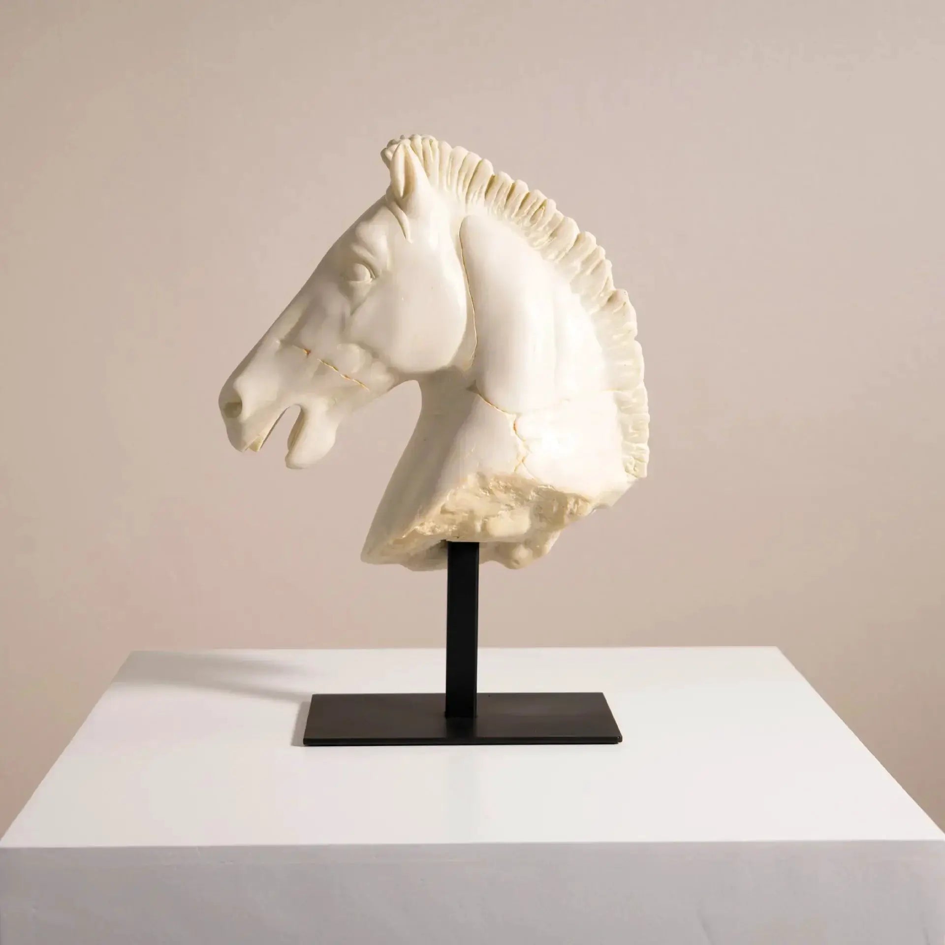 Horse Head - Retro Bronze Statue by House Of Avana