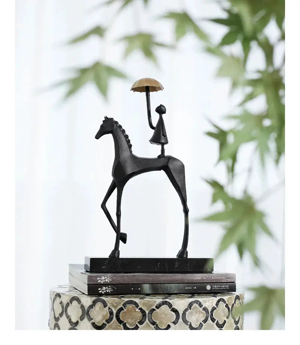 Horse Sculpture - Decorative Horse Figurine by House Of Avana
