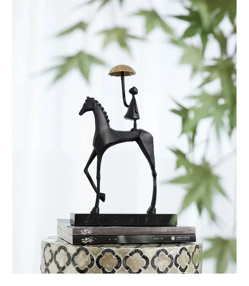 Horse Sculpture - Decorative Horse Figurine by House Of Avana