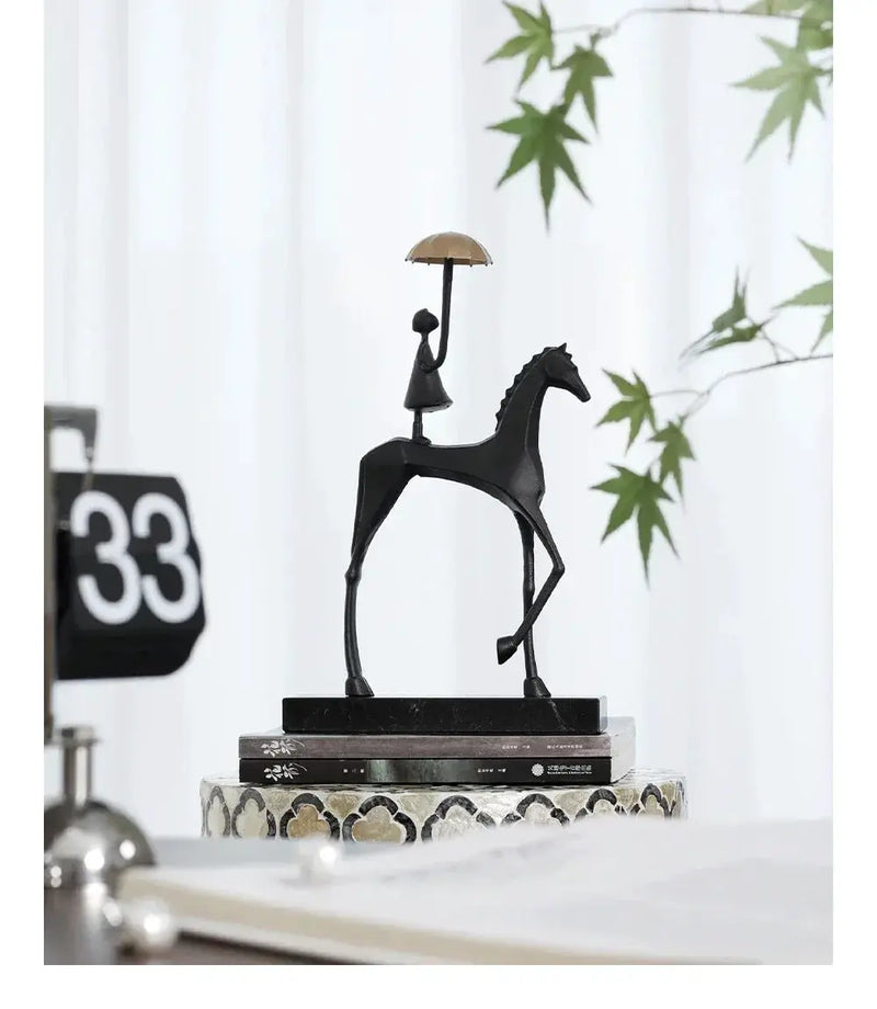 Horse Sculpture - Decorative Horse Figurine by House Of Avana