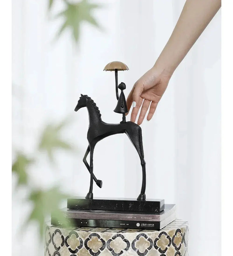 Horse Sculpture - Decorative Horse Figurine by House Of Avana