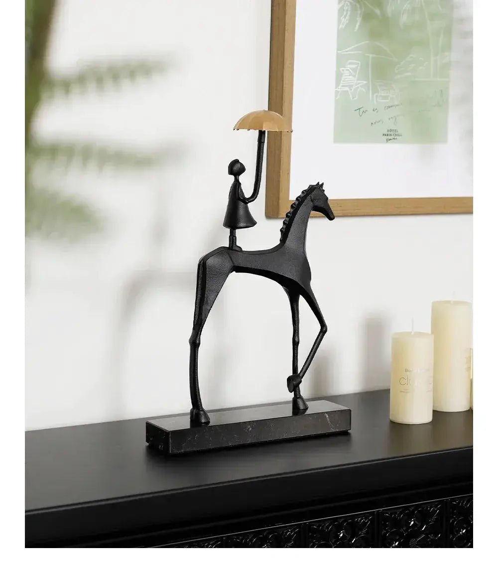 Horse Sculpture - Decorative Horse Figurine by House Of Avana