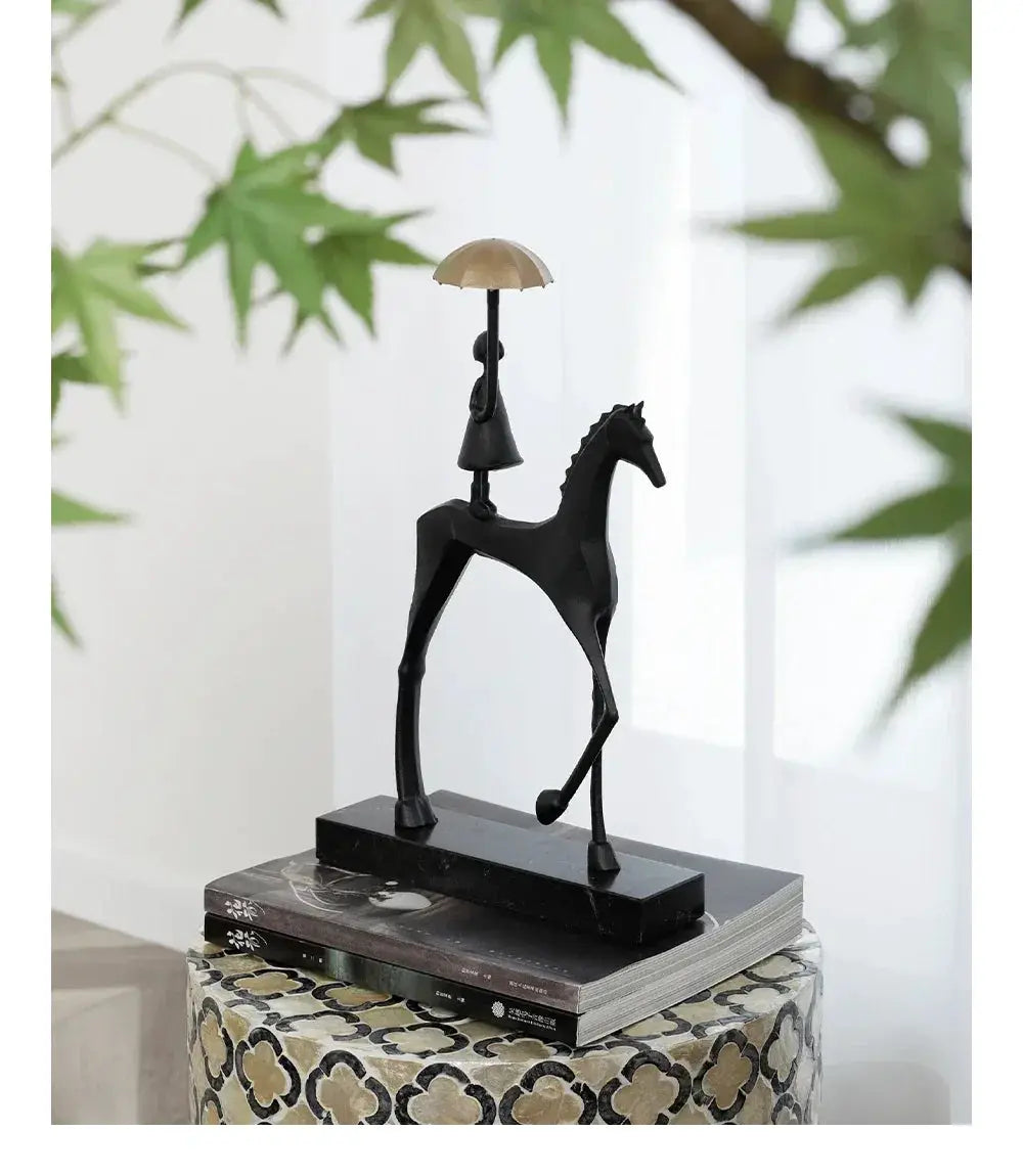 Horse Sculpture - Decorative Horse Figurine by House Of Avana