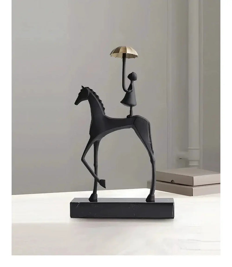 Horse Sculpture - Decorative Horse Figurine by House Of Avana