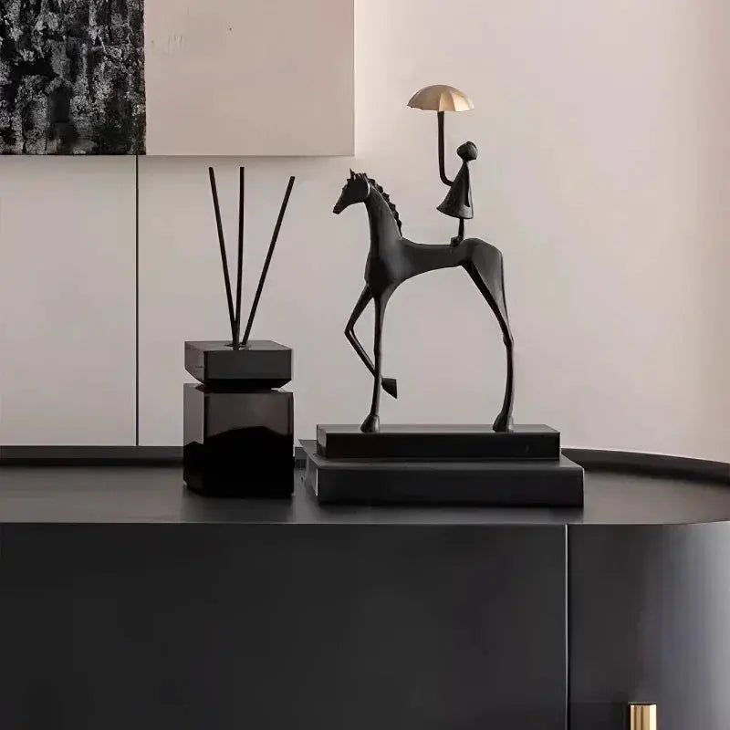 Horse Sculpture - Decorative Horse Figurine by House Of Avana