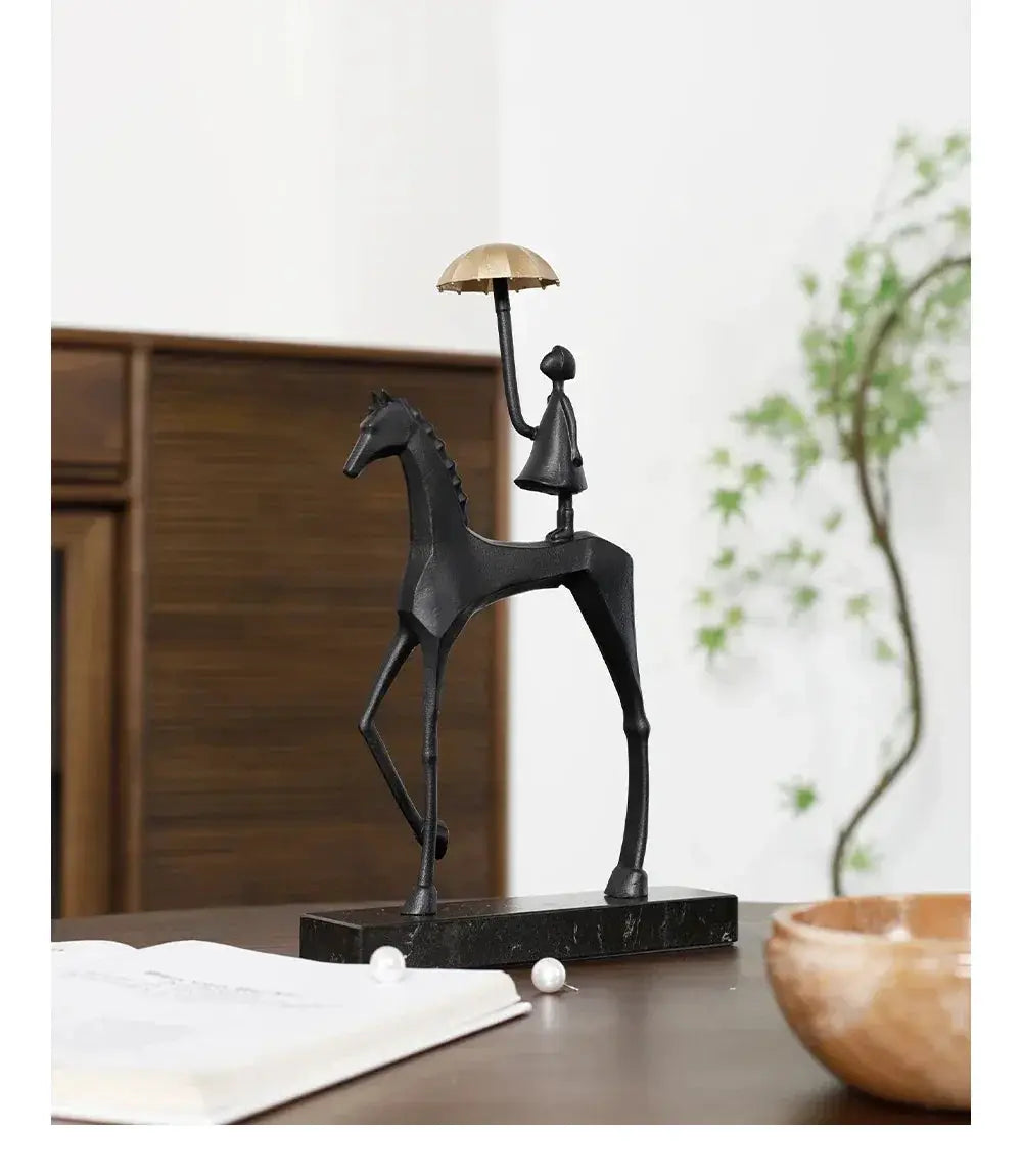 Horse Sculpture - Decorative Horse Figurine by House Of Avana