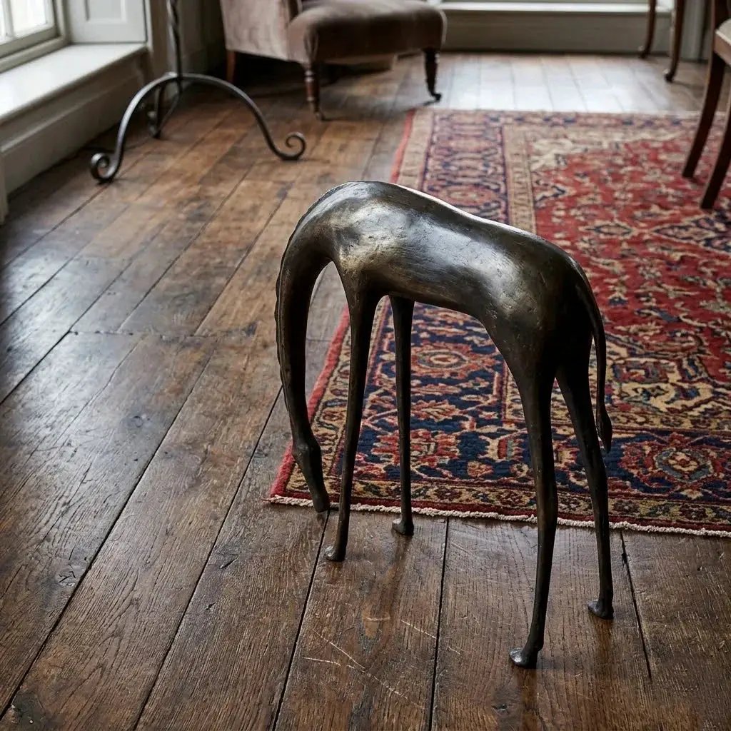 Abstract Horse Statue Cast Iron Rustic Decor for Your Living Room by House Of Avana