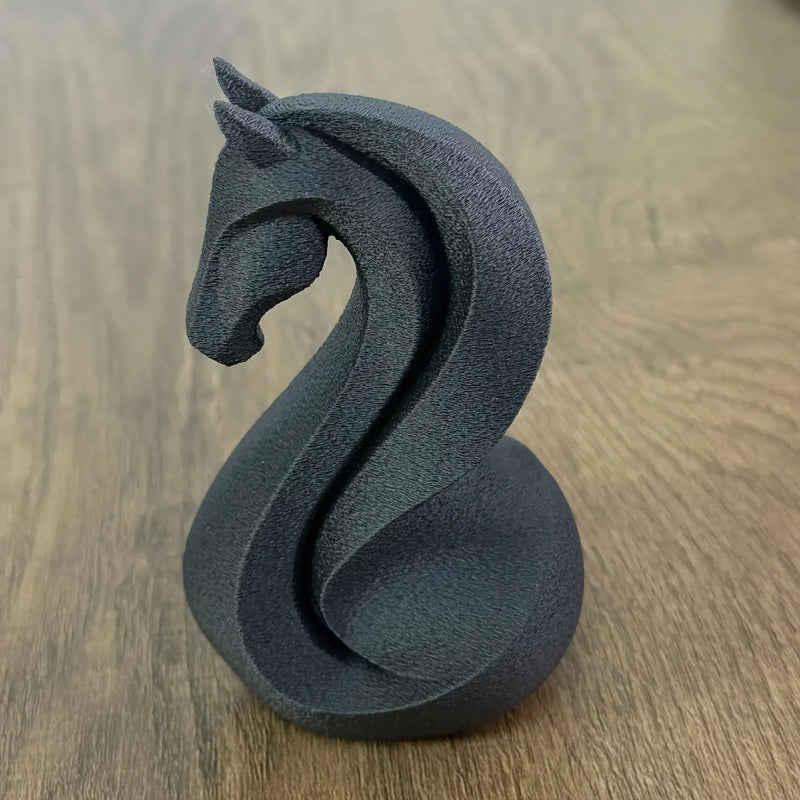 Horse Statue - Decorative Black Indoor by House Of Avana