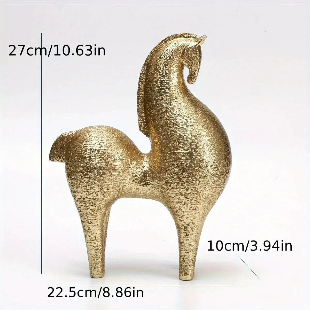 Horse Statue - Modern Geometric Abstract by House Of Avana