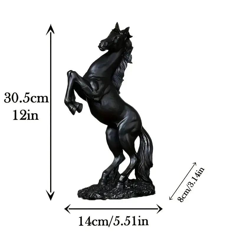 Horse Statue - Standing Stallion Figurine by House Of Avana