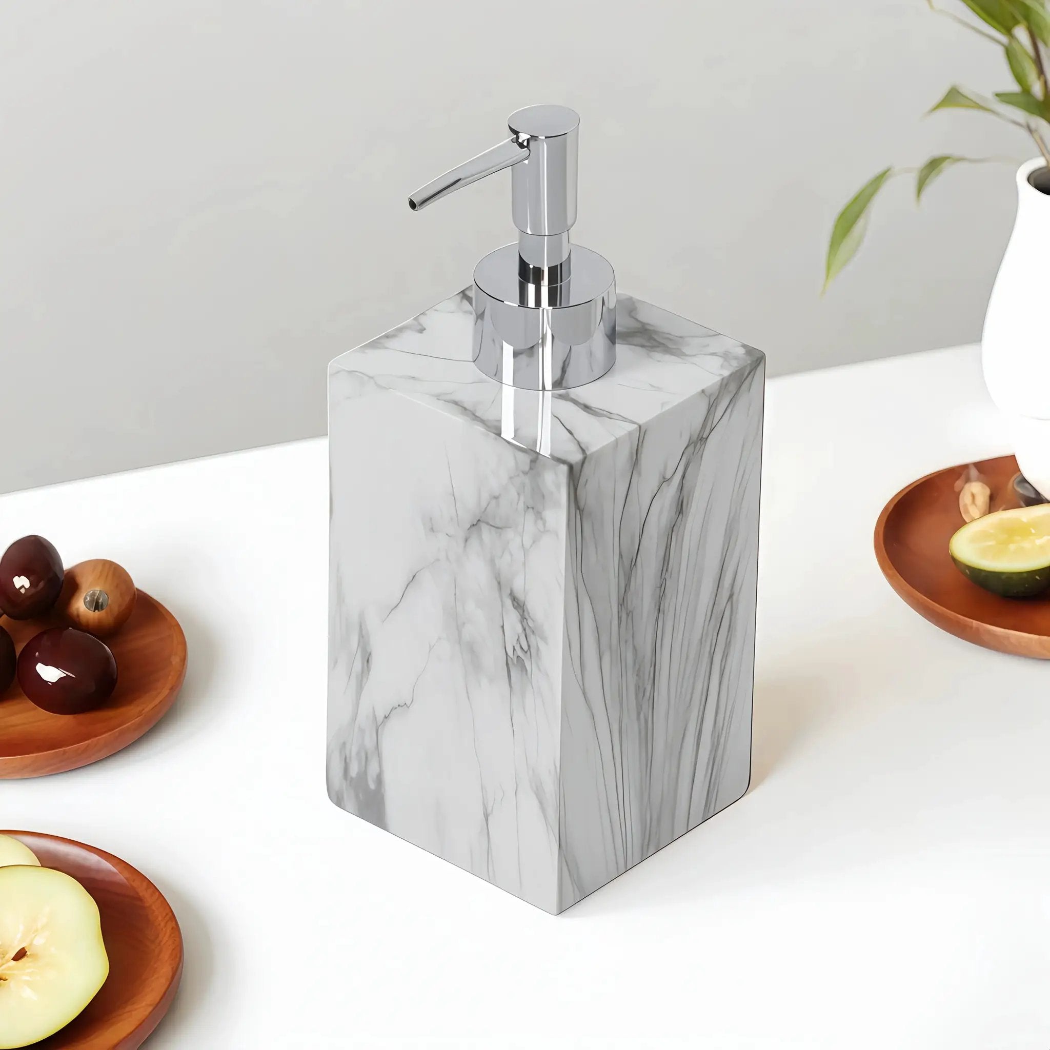 Hotel Bathroom Hand Sanitizer Refillable Bottle Simple and High-end Press Bottle Lotion Bottle Shampoo Shower Gel Empty Bottle by House Of Avana