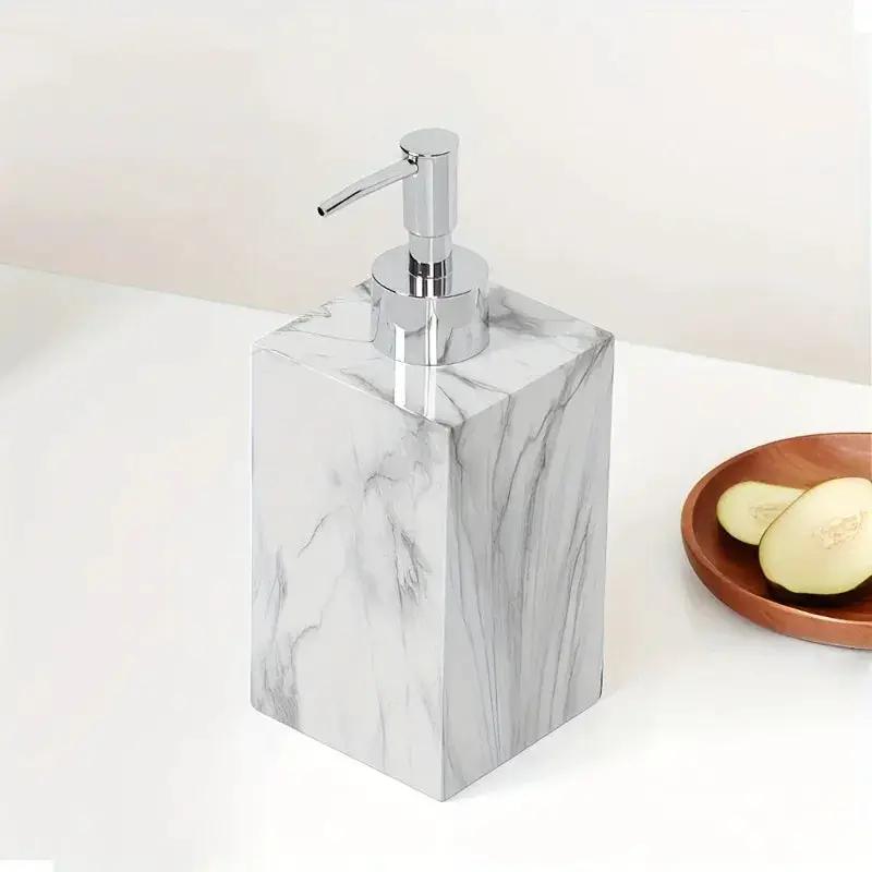 Hotel Bathroom Hand Sanitizer Refillable Bottle Simple and High-end Press Bottle Lotion Bottle Shampoo Shower Gel Empty Bottle by House Of Avana