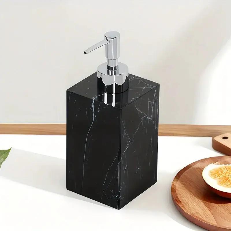 Hotel Bathroom Hand Sanitizer Refillable Bottle Simple and High-end Press Bottle Lotion Bottle Shampoo Shower Gel Empty Bottle by House Of Avana