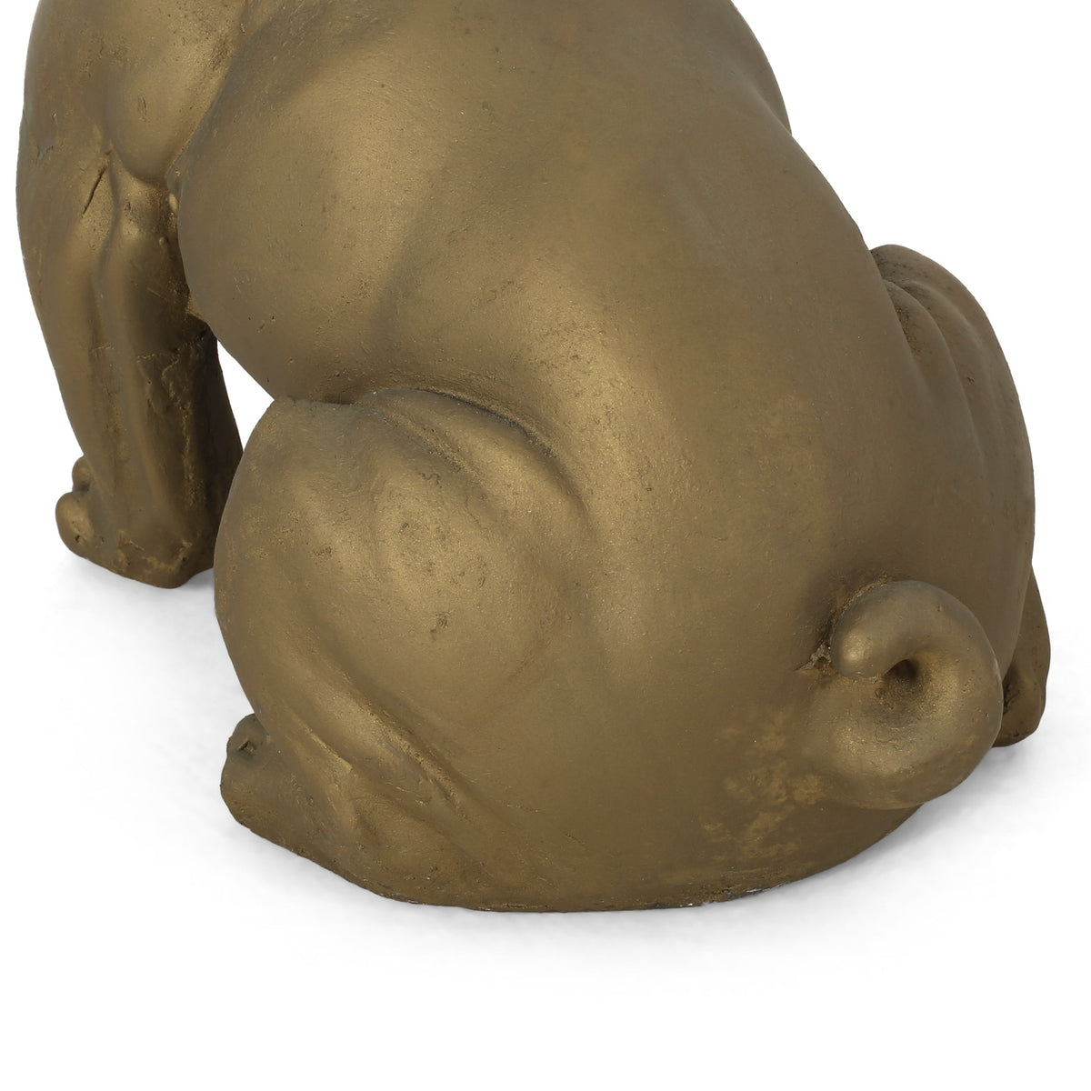 French Bulldog Dog Garden Sculpture with Antique Wash - Neutral, photo 10 of 12