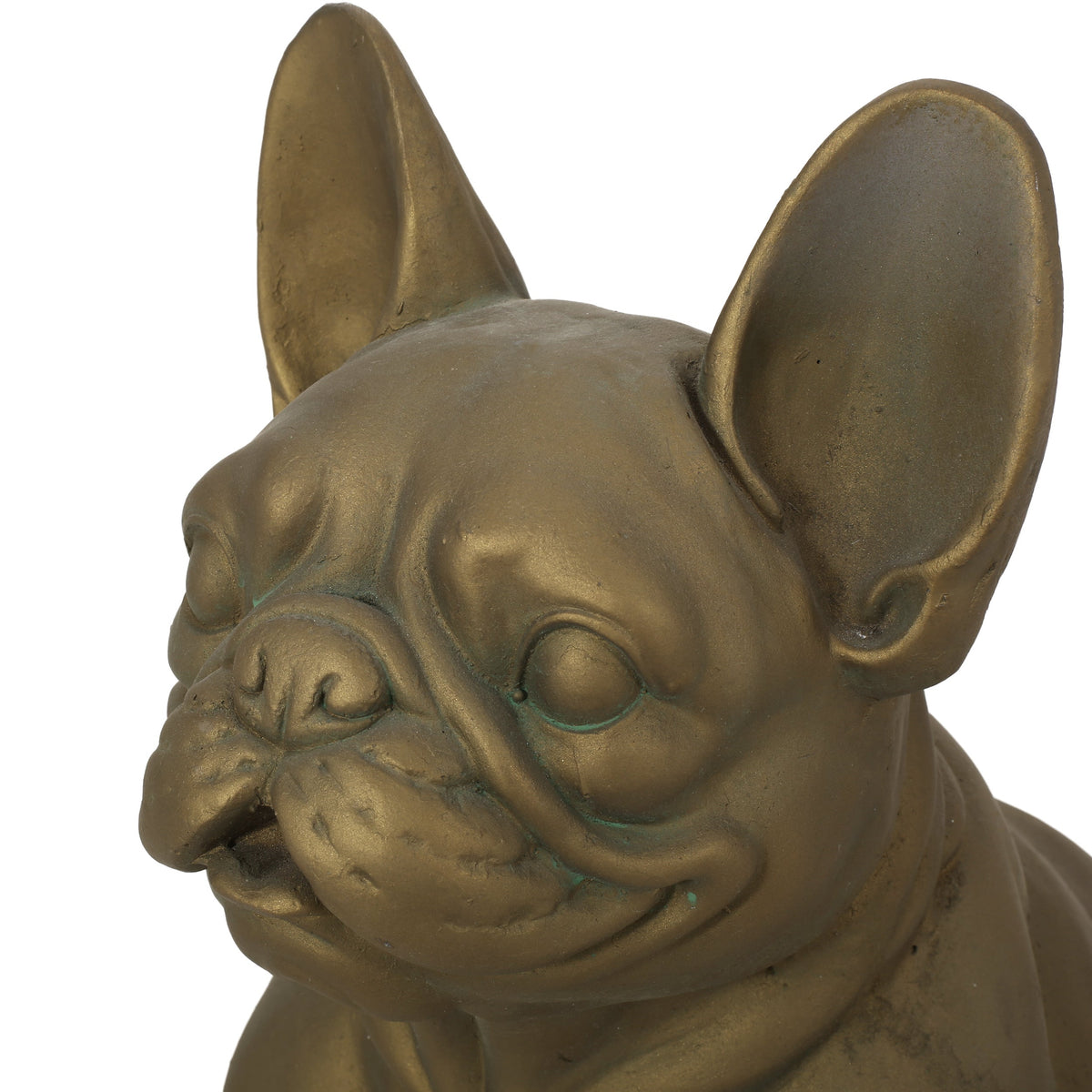 French Bulldog Dog Garden Sculpture with Antique Wash - Neutral, photo 12 of 12