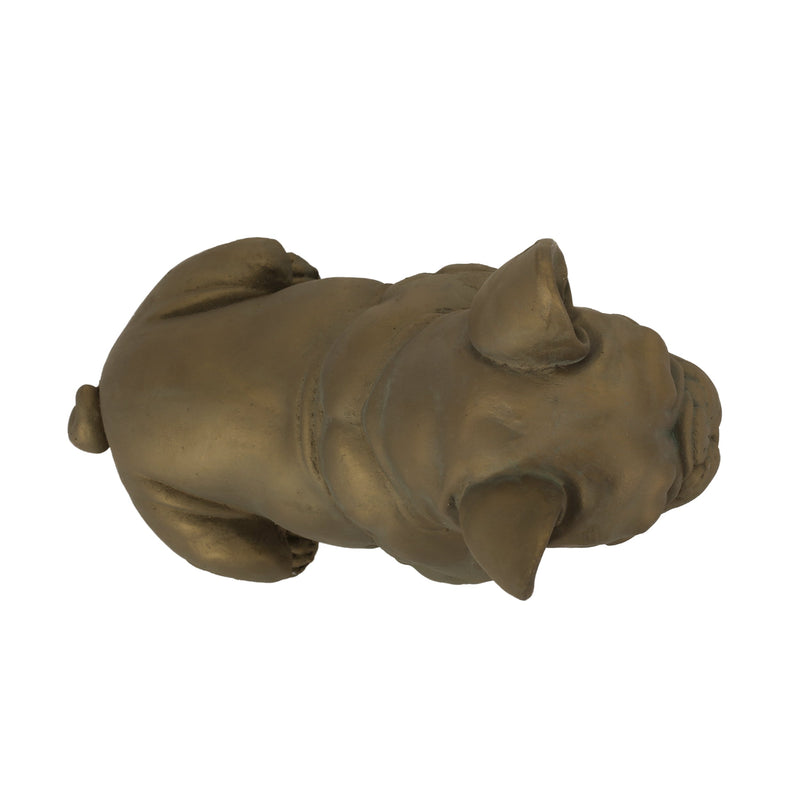 French Bulldog Dog Garden Sculpture with Antique Wash - Neutral, photo 8 of 12