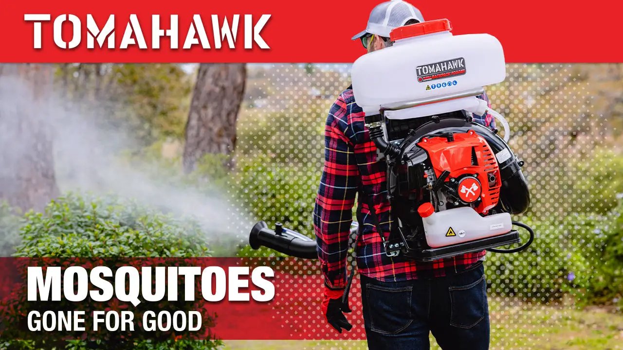 3.7 Gal Backpack Mosquito Fogger Leaf Blower for Pest Control by Tomahawk Power