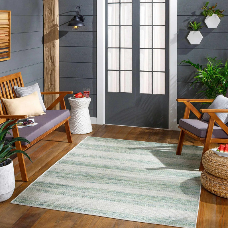 Kris Green Outdoor Area Rug - Clearance by Boutique Rugs