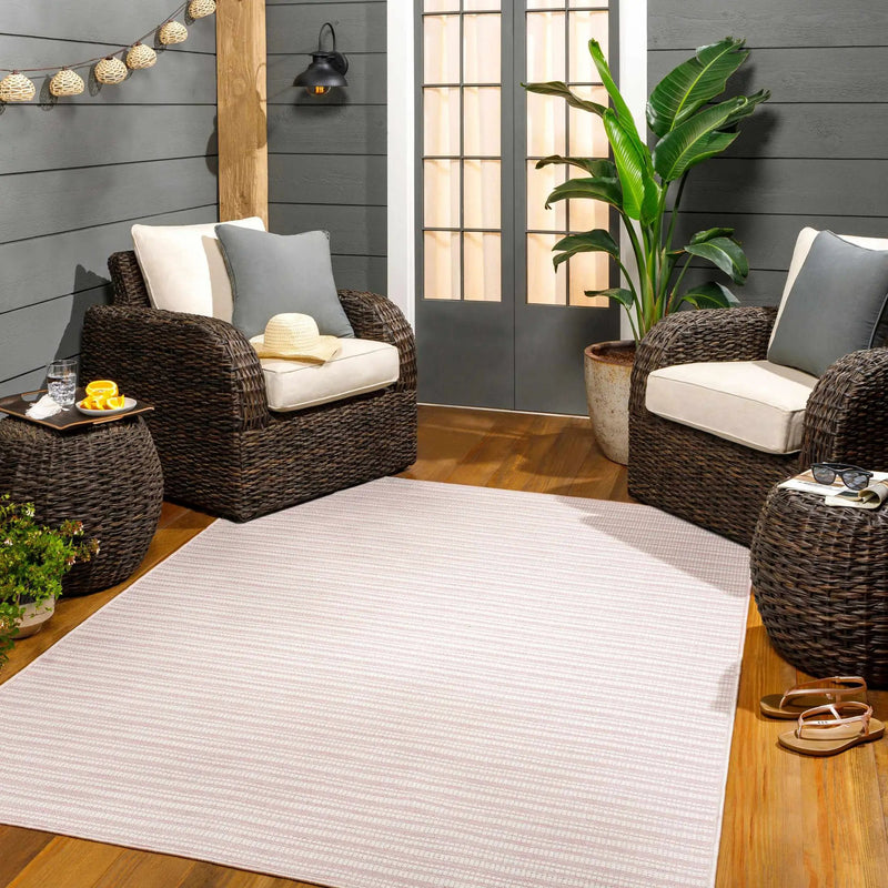 Greg Pink Outdoor Area Rug - Clearance by Boutique Rugs