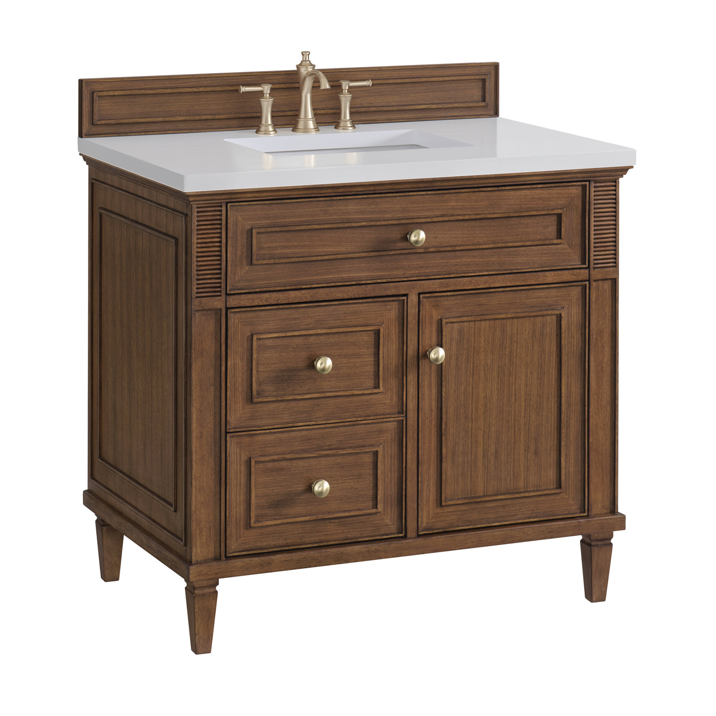 James Martin Lorelai 36" Single Bathroom Vanity, Mid-Century Walnut by James Martin