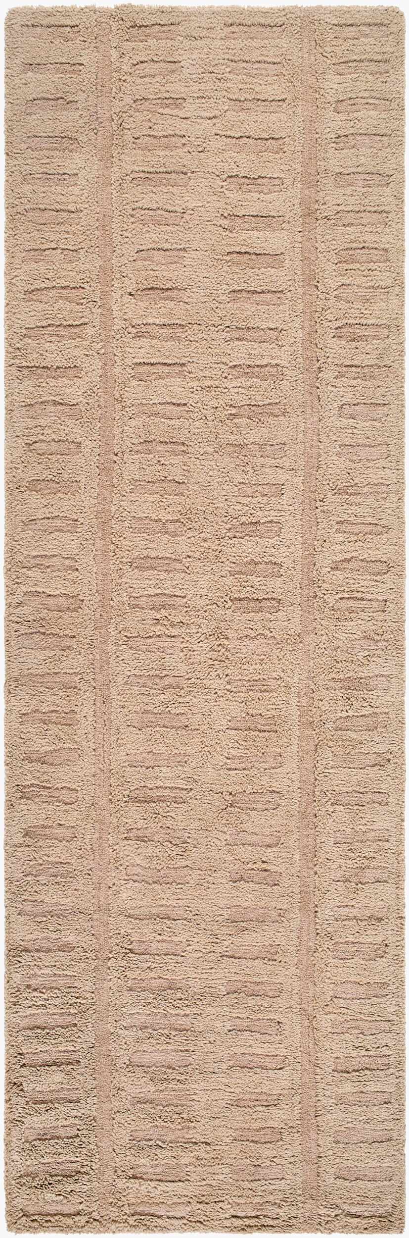 Washable Handmade Wool Rug - Brown - Clearance by Boutique Rugs