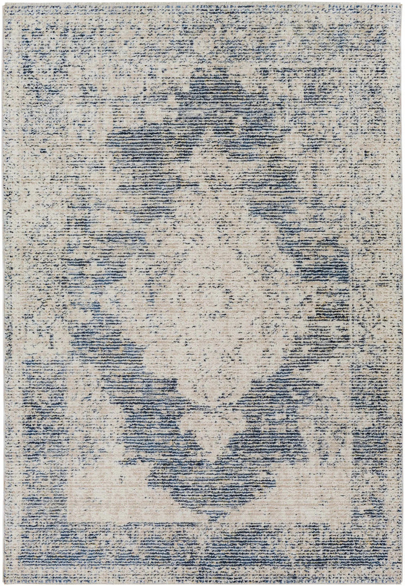 Herricks Denim Medallion Area Rug - Clearance by Boutique Rugs
