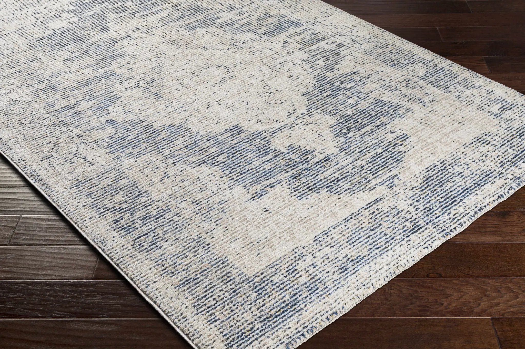 Herricks Denim Medallion Area Rug - Clearance by Boutique Rugs