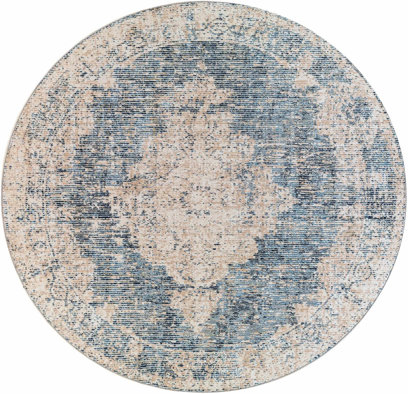 Herricks Denim Medallion Area Rug - Clearance by Boutique Rugs