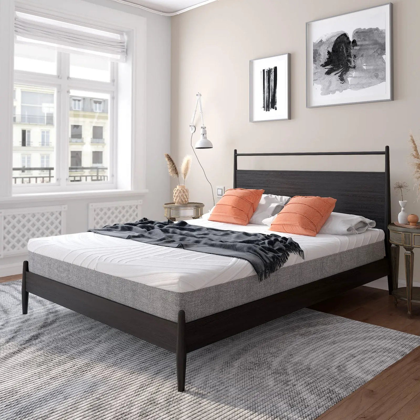 75L x 54W x 8H Memory Foam Mattress with Jacquard Fabric Cover by DirectDeals