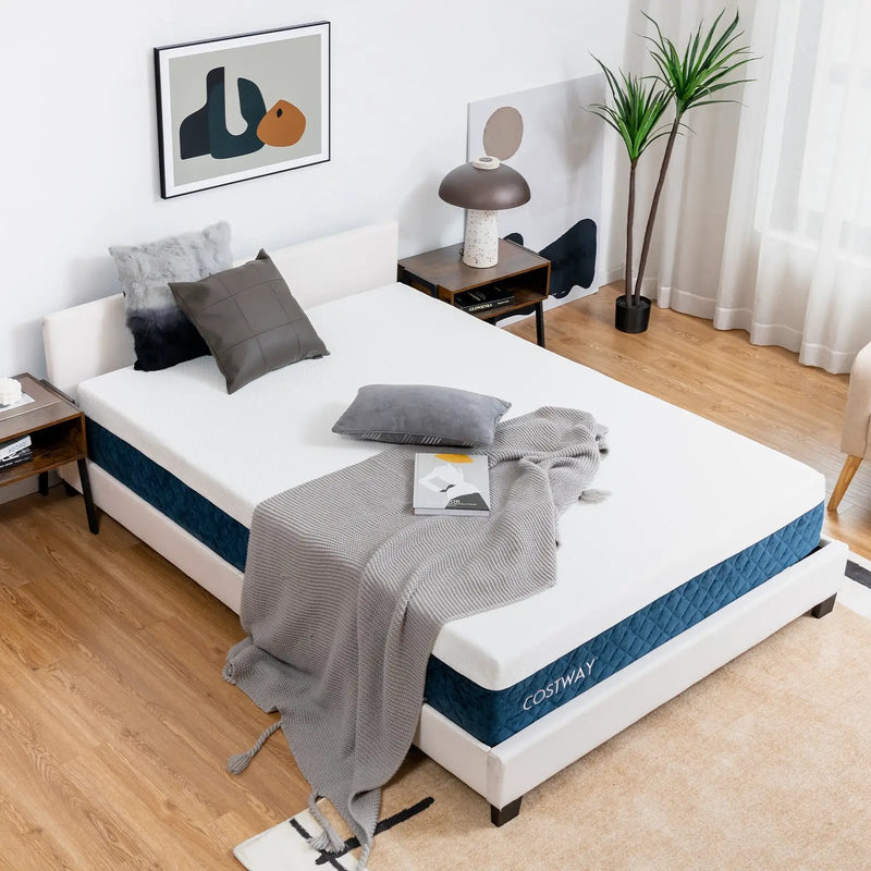 10 Inch Mattress with Jacquard Fabric Cover in a Box by DirectDeals