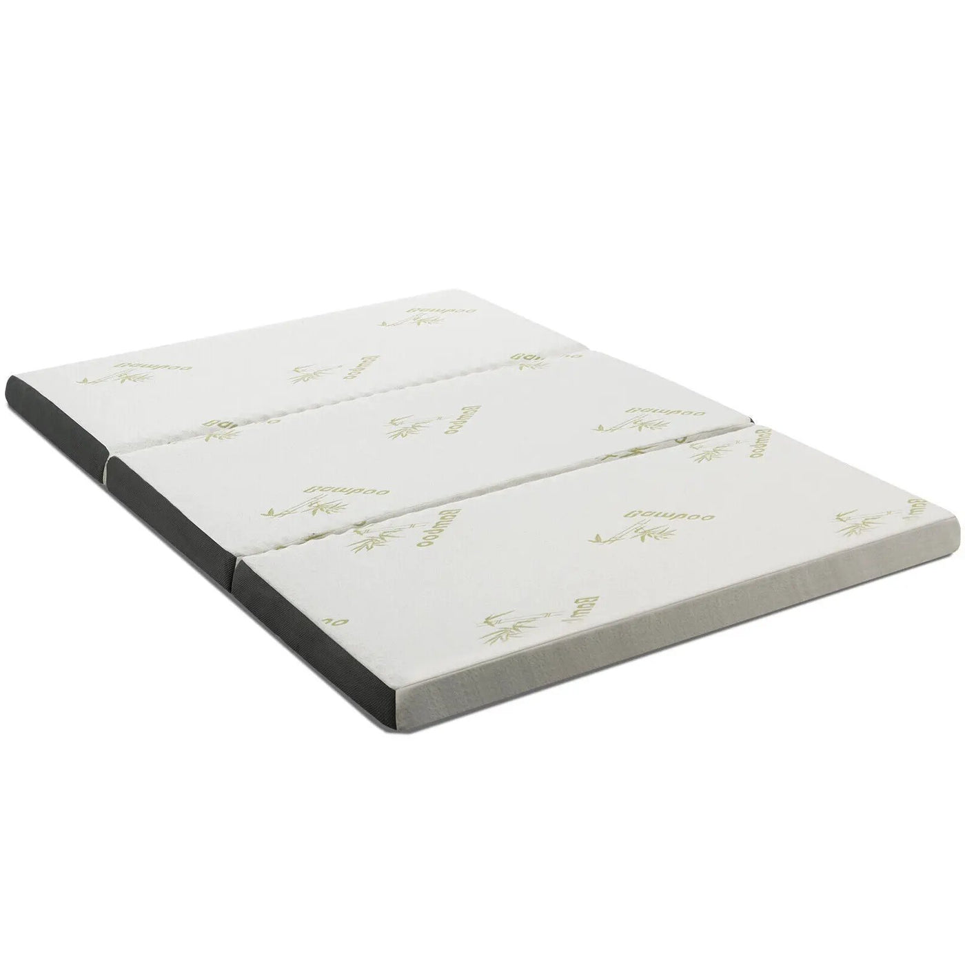 Portable Tri-fold Memory Foam Floor Mattress Topper Portable with Carrying Bag by DirectDeals