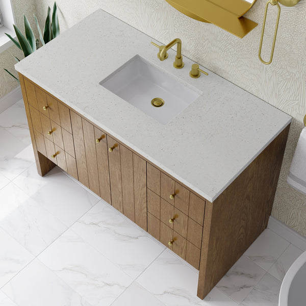 James Martin Hudson 48" Single Bathroom Vanity, Honey Oak