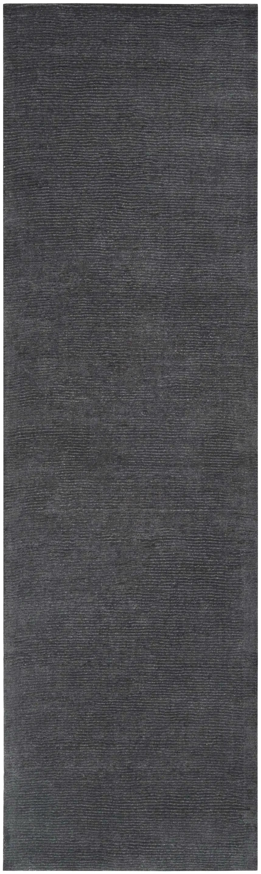 Brockton Solid Night Blue Wool Rug by Boutique Rugs