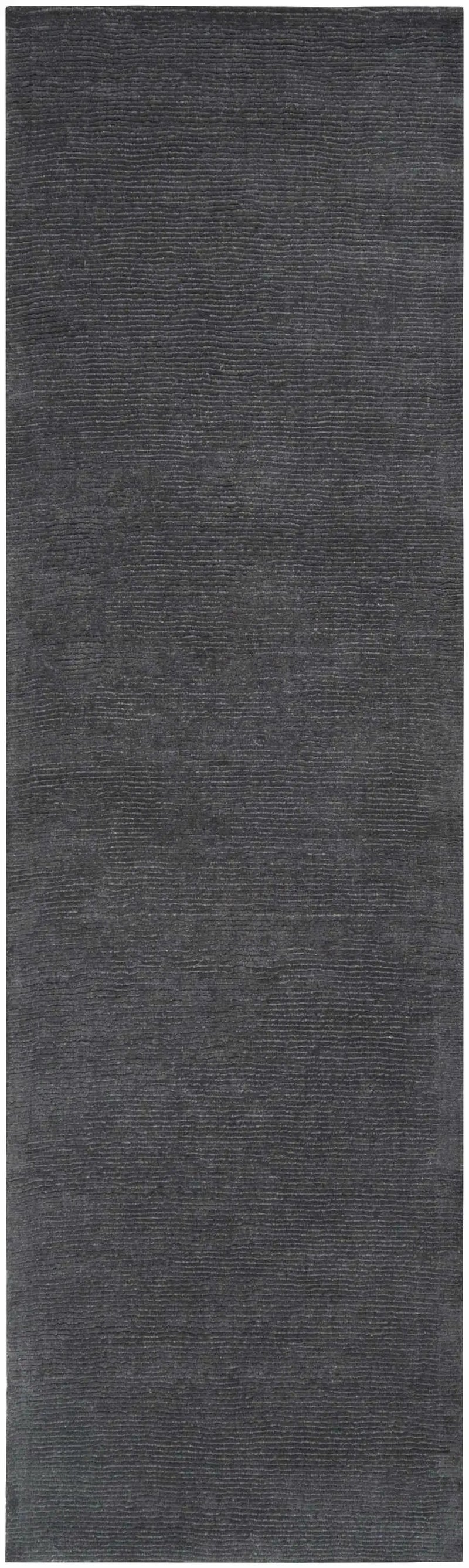 Brockton Solid Night Blue Wool Rug by Boutique Rugs