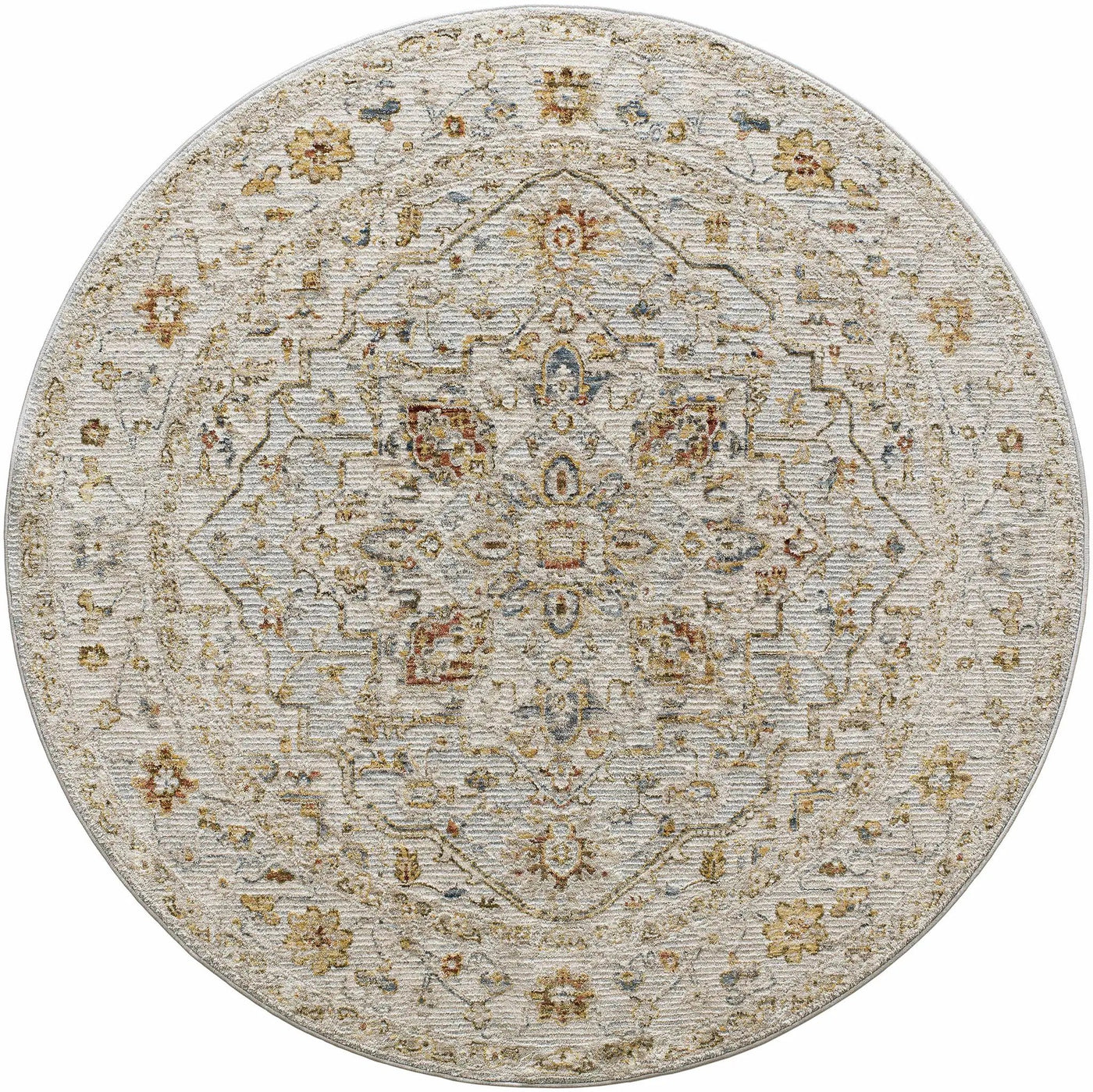 Huguley Floral Cream Luxe Rug by Boutique Rugs