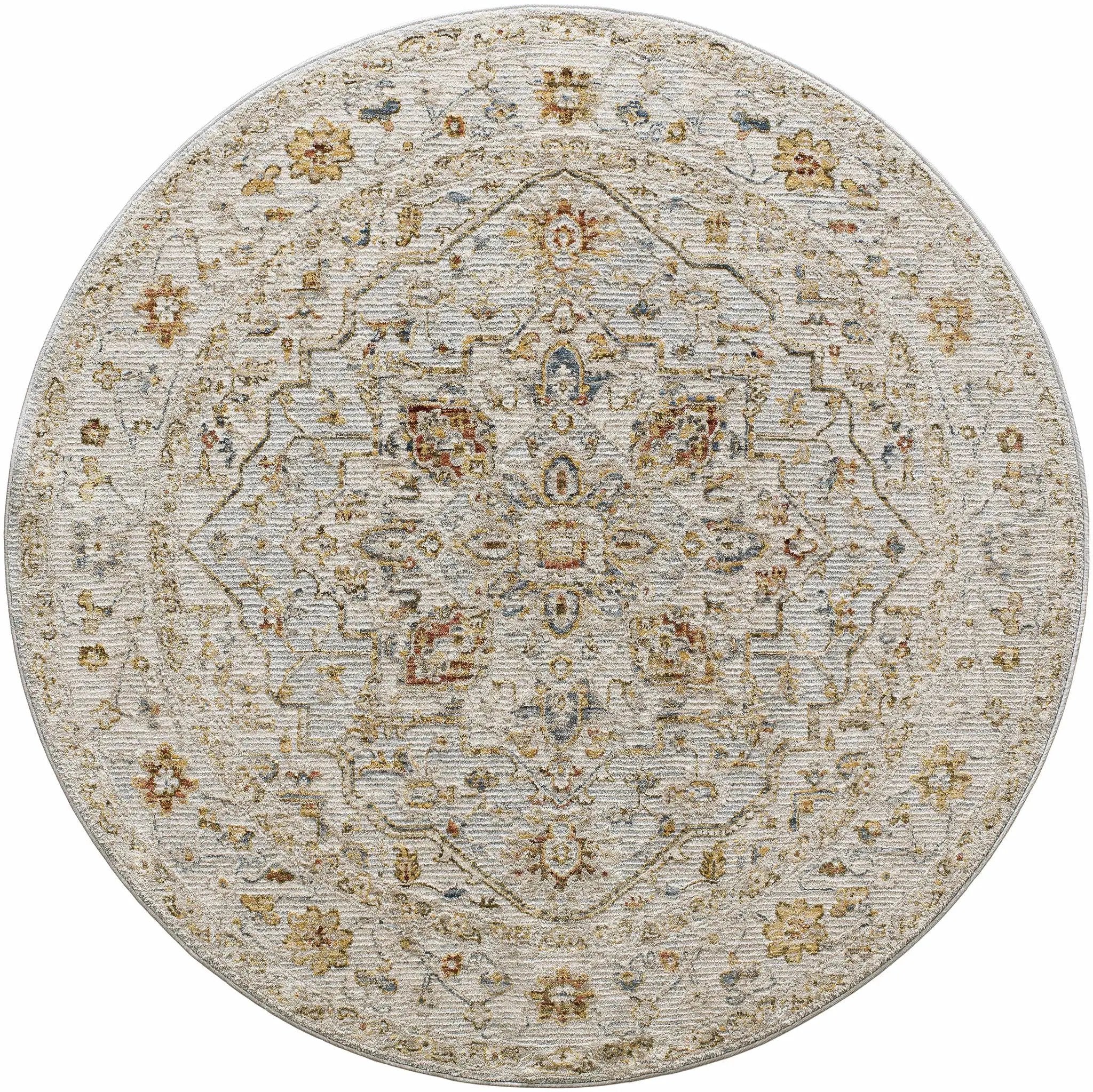 Huguley Floral Cream Luxe Rug by Boutique Rugs