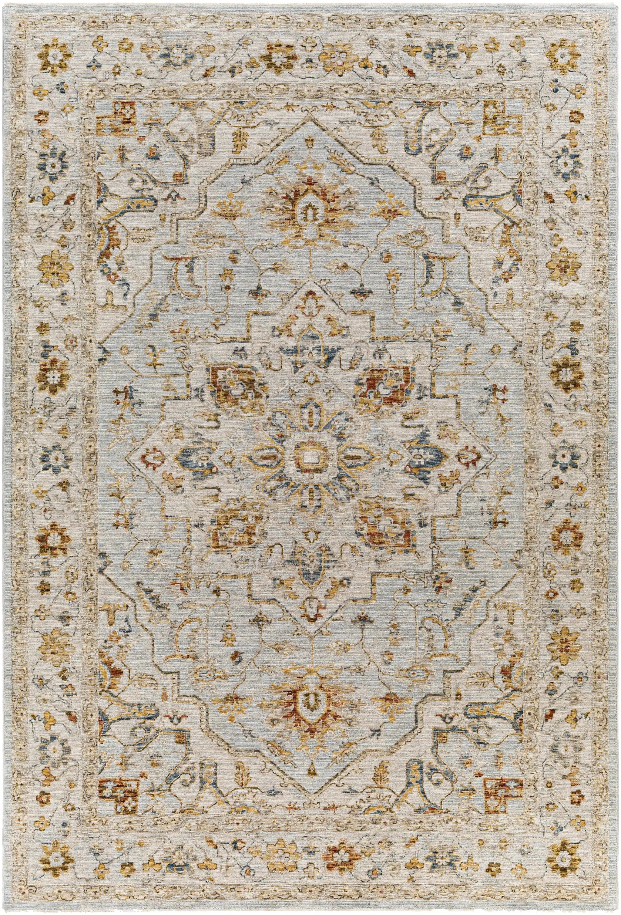 Huguley Floral Cream Luxe Rug by Boutique Rugs