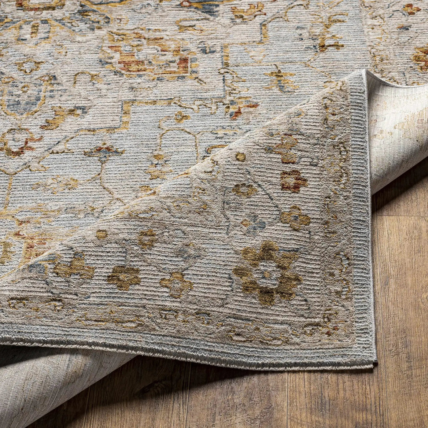 Huguley Floral Cream Luxe Rug by Boutique Rugs