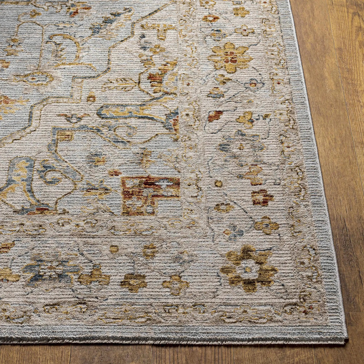 Huguley Floral Cream Luxe Rug by Boutique Rugs