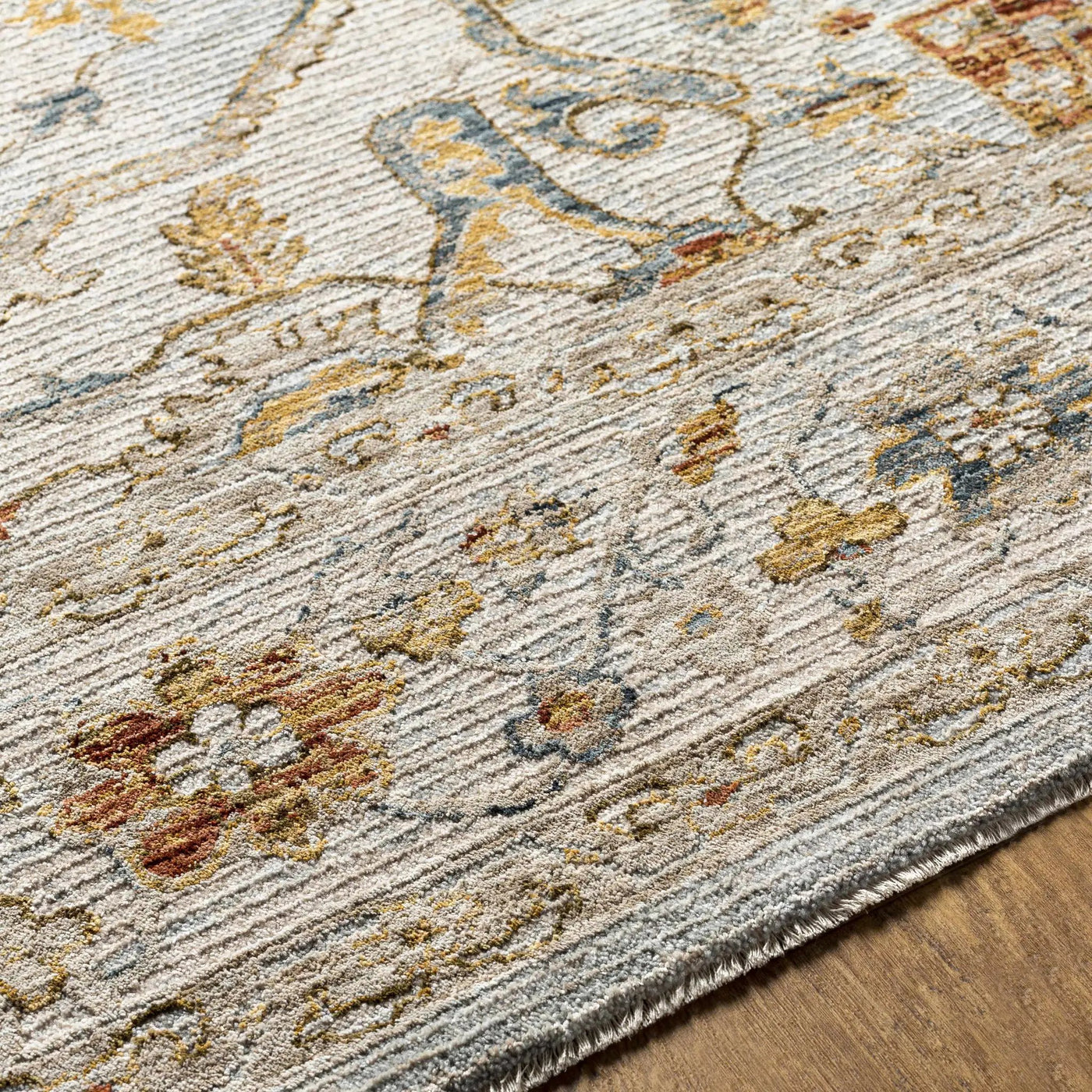 Huguley Floral Cream Luxe Rug by Boutique Rugs