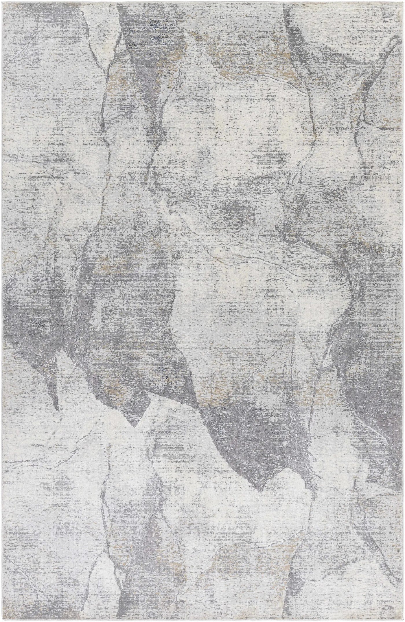 Hulme Gray Marble Luxe Rug by Boutique Rugs
