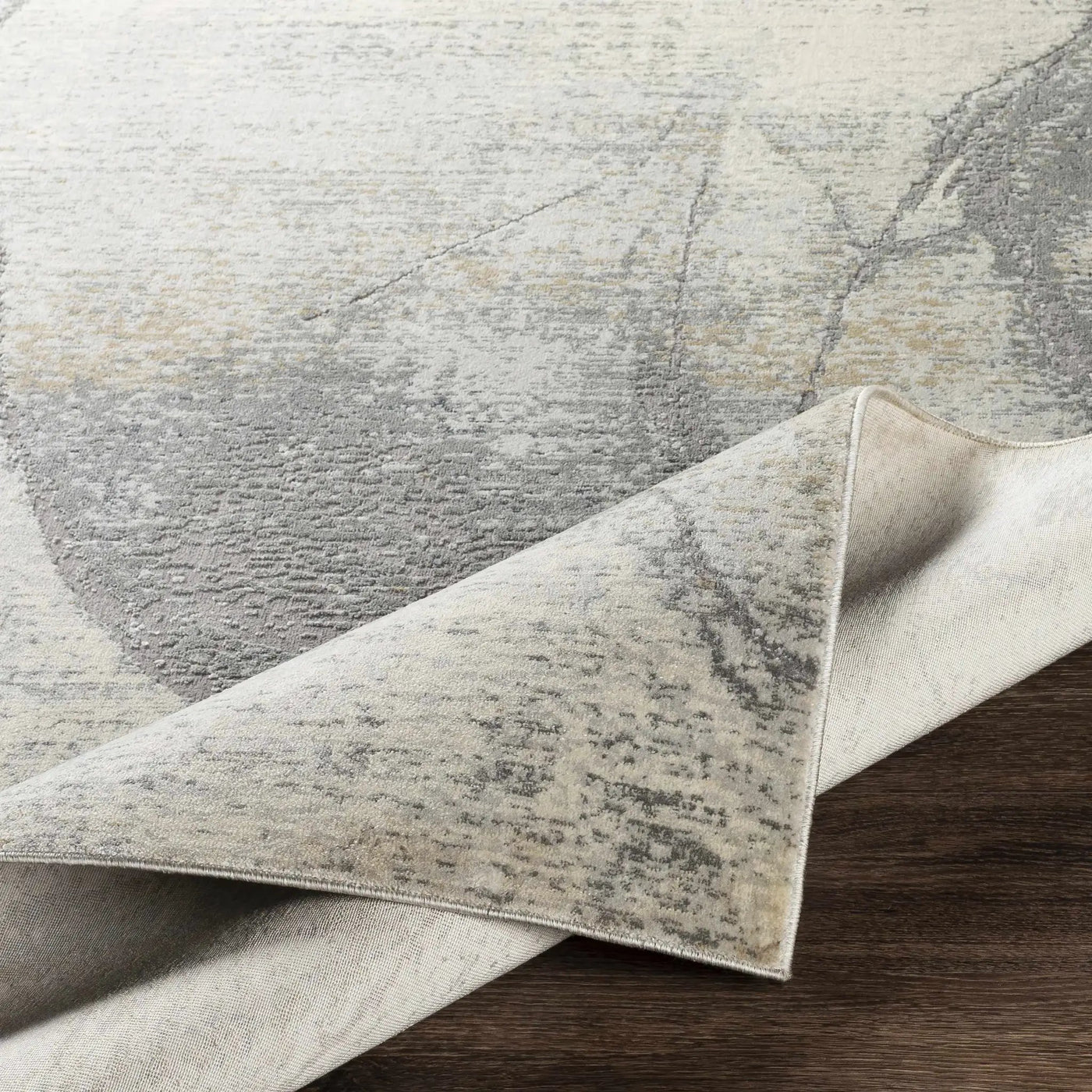 Hulme Gray Marble Luxe Rug by Boutique Rugs