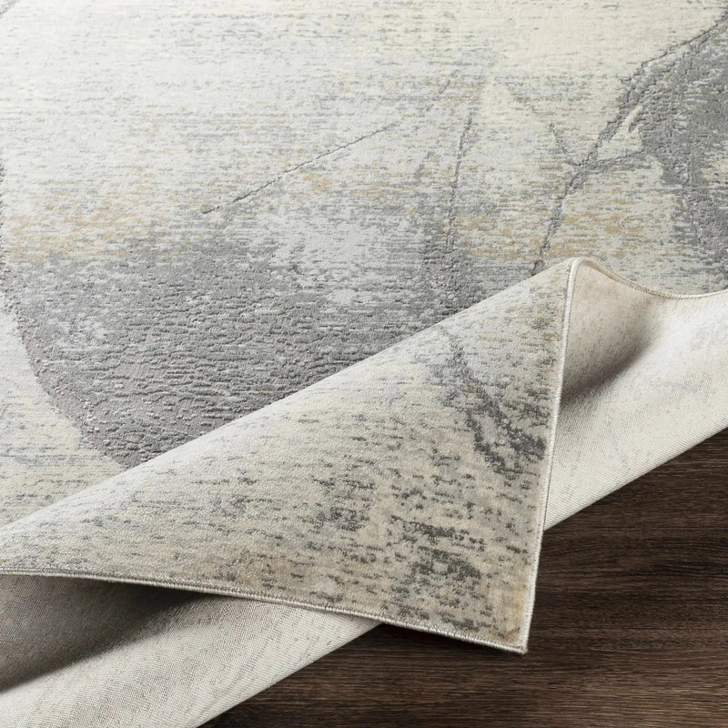Hulme Gray Marble Luxe Rug by Boutique Rugs