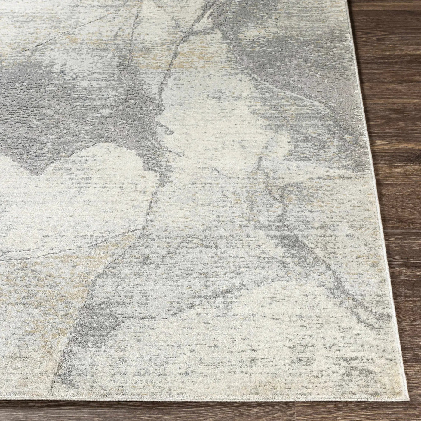 Hulme Gray Marble Luxe Rug by Boutique Rugs