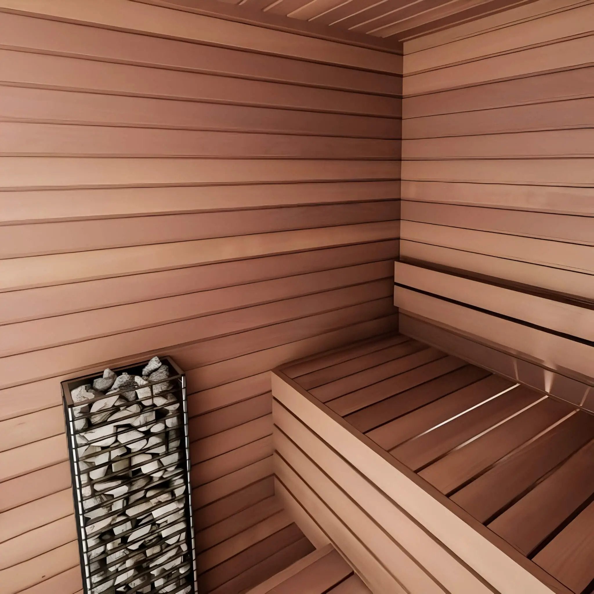 Huum Cliff Mini 4 3.5KW Electric Sauna Heater With Digital Controller & Sauna Stones (SAK58263) by SAKSBY WHOLESALE