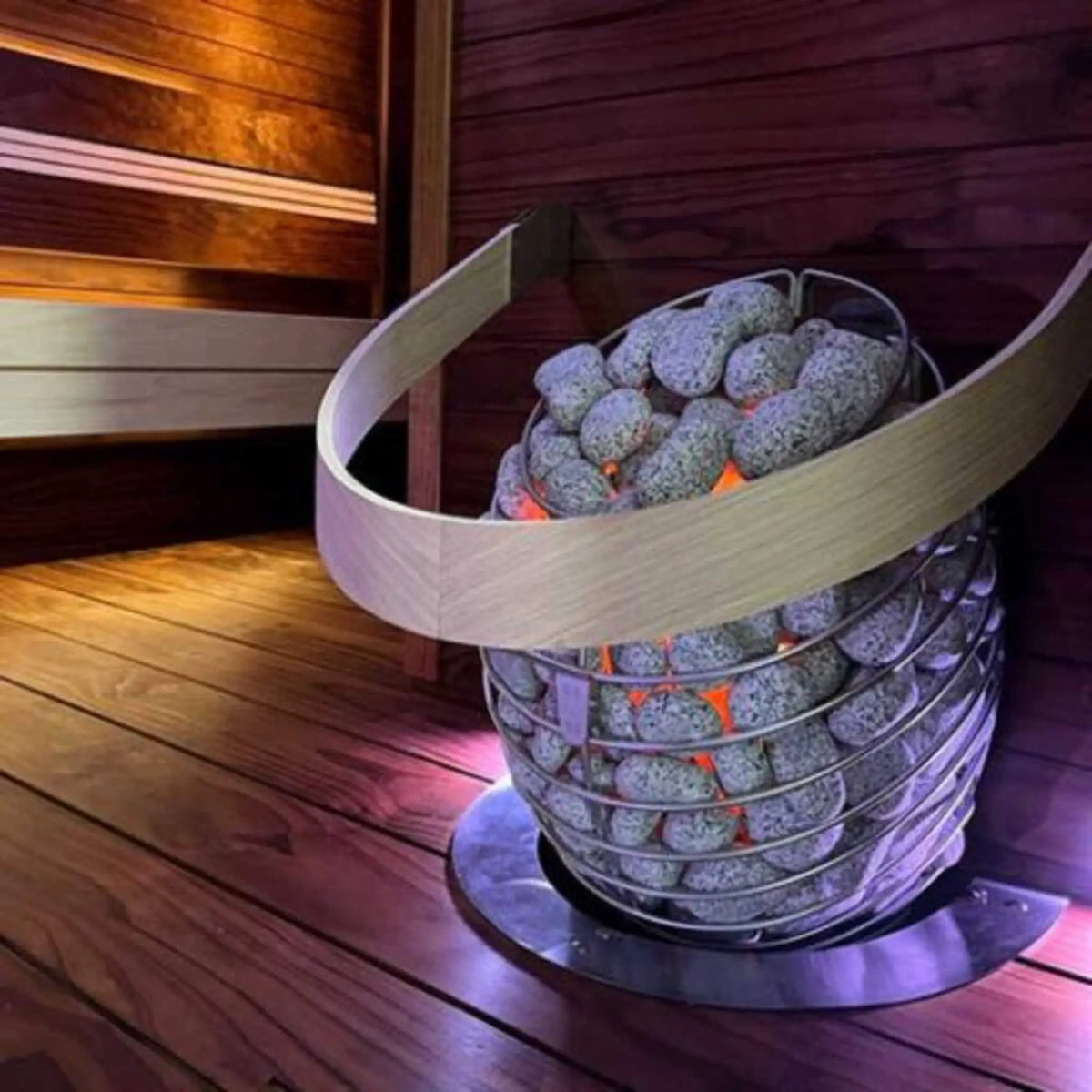 Huum Drop 240V SGS Listed Wall Mount Sauna Heater With UKU Digital Controller & Sauna Stones (SAK43120) by SAKSBY WHOLESALE