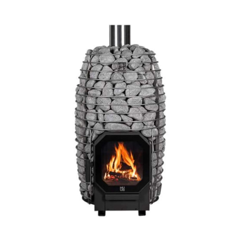 Huum Hive Flow LS 9.8KW Wood-Burning Sauna Stove With Firebox Extension & Sauna Stones [H1016012] (SAK53412) by SAKSBY WHOLESALE
