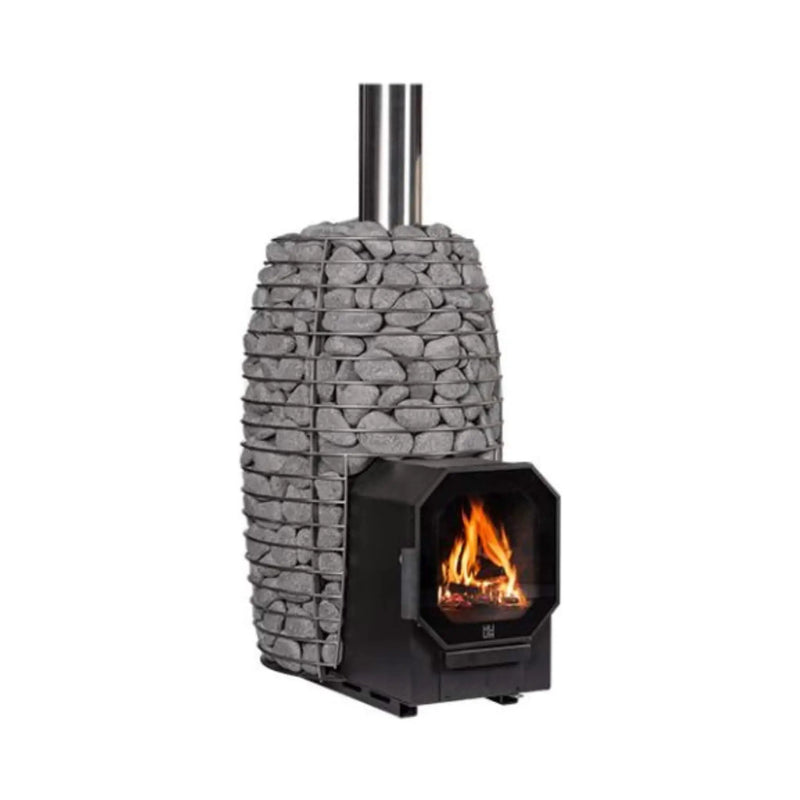 Huum Hive Flow LS 9.8KW Wood-Burning Sauna Stove With Firebox Extension & Sauna Stones [H1016012] (SAK53412) by SAKSBY WHOLESALE