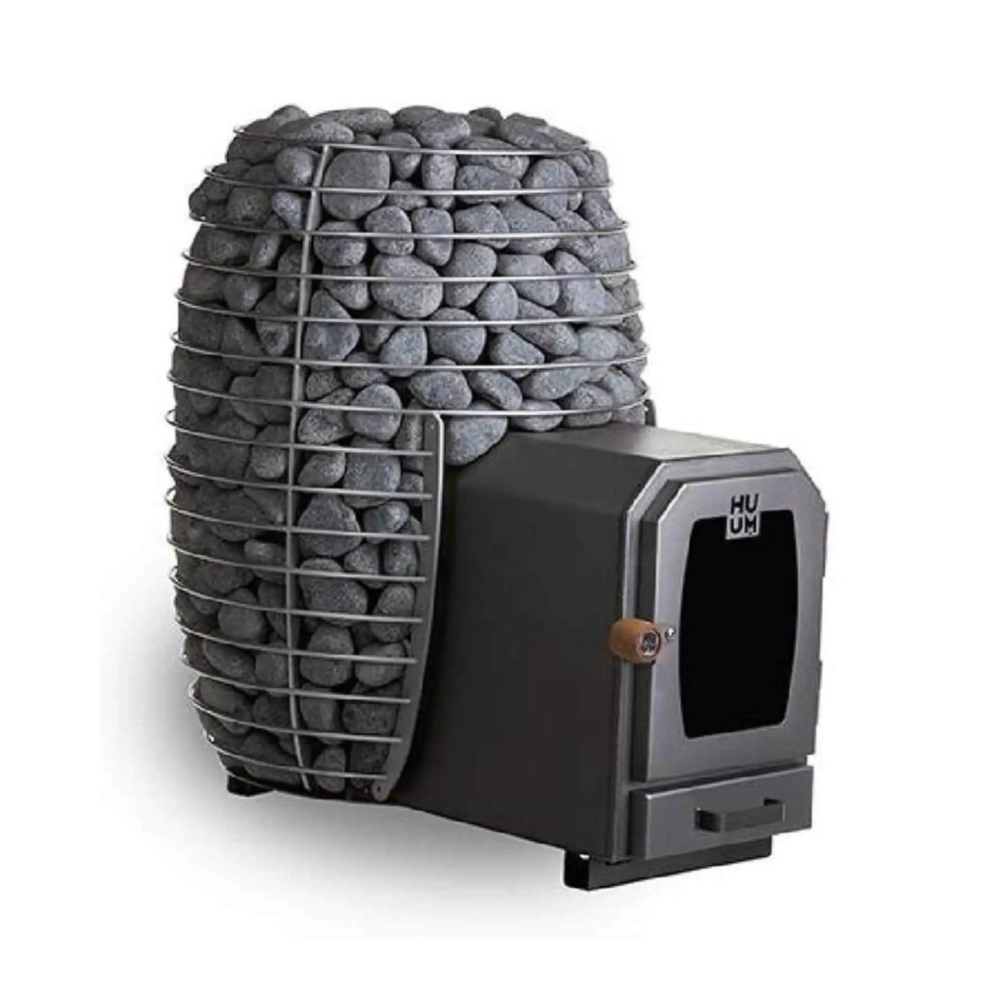 Huum Hive Wood LS 17KW Sauna Stove With Firebox Extension & Sauna Stones [H1010012] (SAK17894) by SAKSBY WHOLESALE